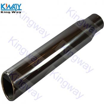 Weld-On Exhaust Tip 2.5 Inlet 3.5 Outlet 18 Long Angle Cut