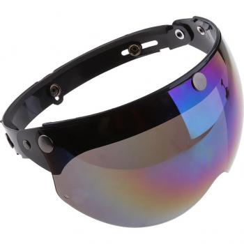 Casque 3/4 Moto à Visières Duplicées – Modulaire & Rabattable