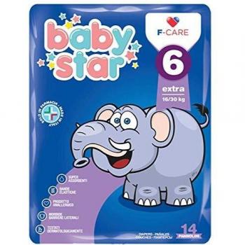 Baby Star Pannolini 6 Extra 16-30kg 14 Pezzi