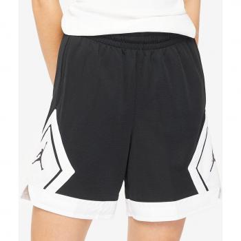 Pantaloni Corti Sportivi Jordan Diamond Donna Neri Taglia S