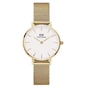 Daniel Wellington Petite Evergold 28mm Reloj de Pulsera Dorado para Mujer