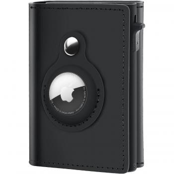 Wallet AirTag premium en cuir – protection RFID