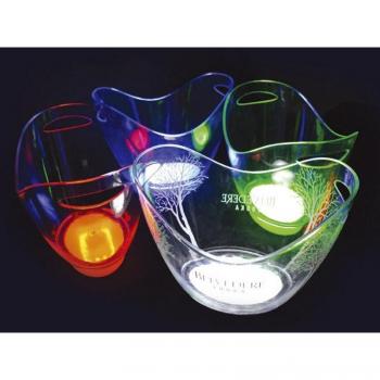 Soporte Lata de Cerveza y Champán con Luz