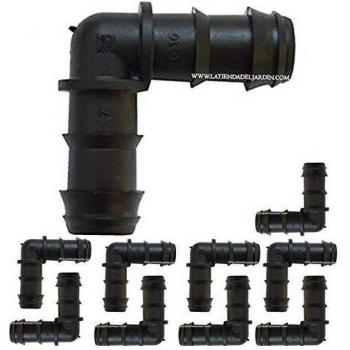 Pack de 20 Codos de Riego 16mm
