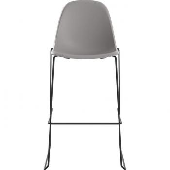 Lizzie Elevated Stool in Grey