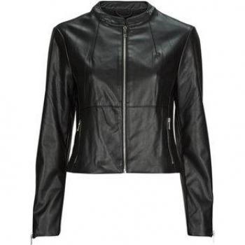 Cazadora de polipiel negra Only para mujer