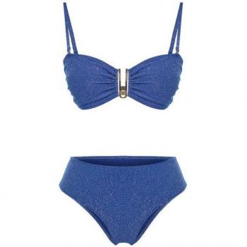Trendyol Drapiertes Bandeau-Bikini-Top für Damen
