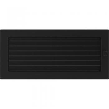 Cache-aération noir avec stores 17x37