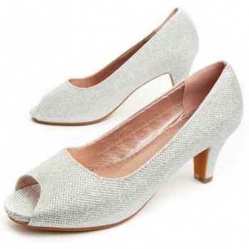 Montevita Damen Absatzschuhe Unne72 Silber EU 37