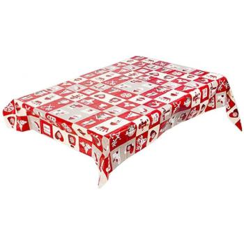 Nappe décorative en PVC joyeux Noël 110*180cm
