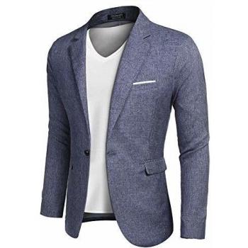 Slim-Fit Sportblazer für Männer in Blau – MAXMODA m1