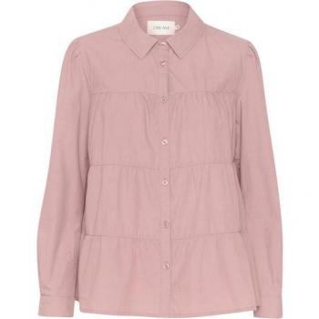 Floral Elderberry Pink Ruffle Top, Female, Small