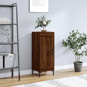Vidaxl Brown Oak Sideboard 34.5x34x90 cm Engineered Wood
