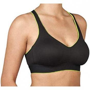 Suave Ronda C: sujetador deportivo Selene con acolchado, espalda abierta y tejido transpirable
