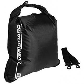 Sac plat étanche de voyage et de plage 5 l Noir