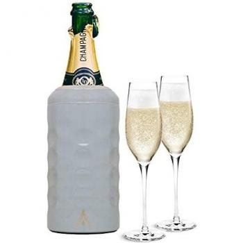 UBERSTAR Grey Gloss Wine and Champagne Cooler