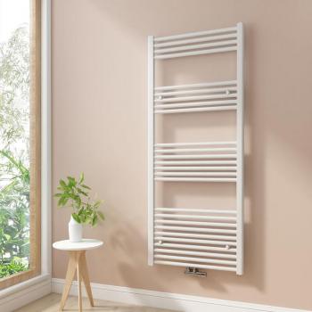 Heilmetz radiateur de bain 140 cm × 60 cm, couleur blanche