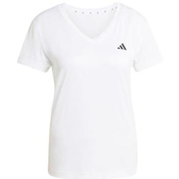 Adidas Fitness T‑shirt col V blanc, taille XL – version Essentials