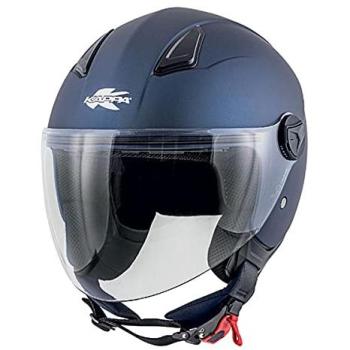 Casco Demi‑Jet Kappa KV28R Basic Blu Opaco XXL