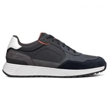 Geox Molveno B Men's Trainers in Navy and Graphite UK 6