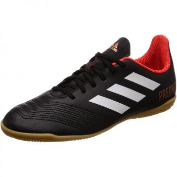 Adidas Unisex-Kinder Predator Tango 18.4 IN Gymnastikschuhe, Mehrfarbig (Rot/Schwarz)