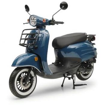 Retro Moped Roller Luna Ozeanblau 50ccm 45 km/h Euro 5