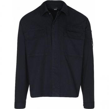 Dunkelblaues Herrenovershirt von Cp Company – Größe L (18cmsh128a)