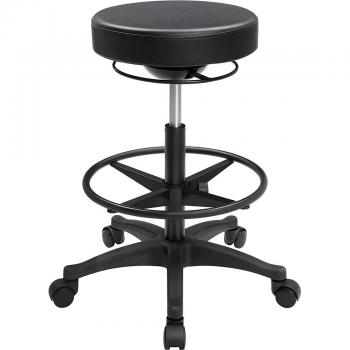 Tabouret de bureau ajustable Songmics noir