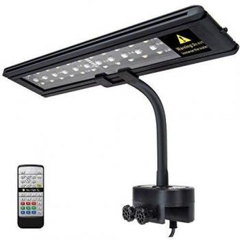 IREENUO LED Aquarium Light, Full Spectrum Fish Tank Clip on Light with Remote, Color Changing Lighting for Reef Coral Aquatic Plants & Fish Keeping