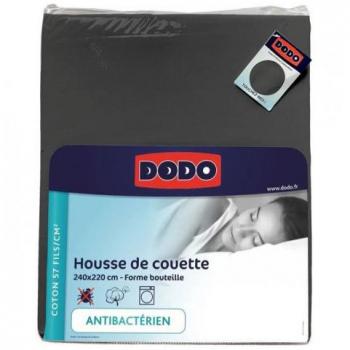 Funda Nórdica DODO Antibacteriana Antracita 220 x 240 cm