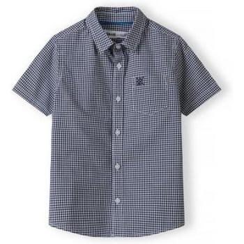Camisa MINOTI Azul Marino + Blanco Chic