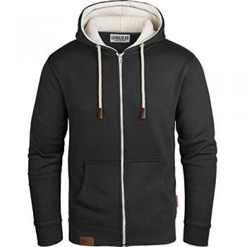 Felpa Uomo Grin & Bear XXL Cappuccio Nero