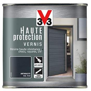 Vernis Opaque V33 Haute Protection 0,75 L Anthracite