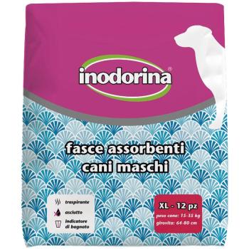 Inodorina Pannolino XL per Cani Maschi 12 pezzi