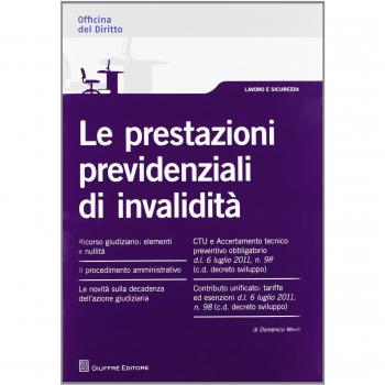 Prestazioni previdenziali invalidita'