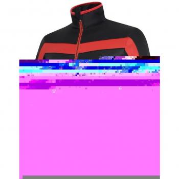 Ciclismo RH L chaqueta negra con insignia roja