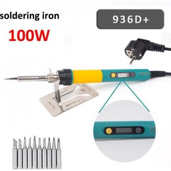 KUAIQU 220V 100W Electric Soldering Iron with Adjustable Temperature