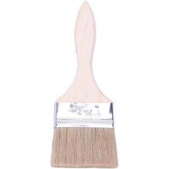 3-Inch Wide Wooden Handle Painting Brush