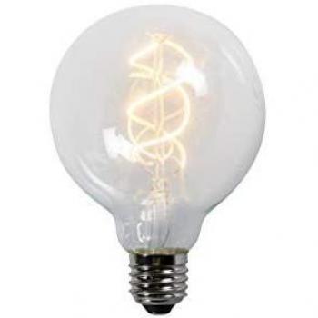 LUEDD Lampe LED G95 Filament Torsadé 5W 400lm 2200K