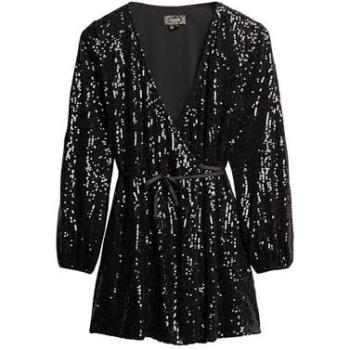 Superdry Sequin Wrap M – Black