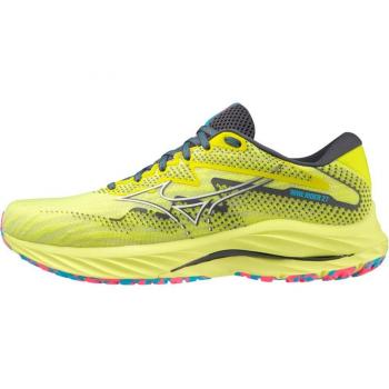 Shoes Mizuno Wave Rider 27 Yellow Black AW23, Size 44,5
