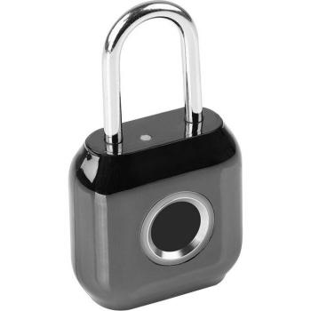USB Rechargeable Fingerprint Padlock Waterproof IP66