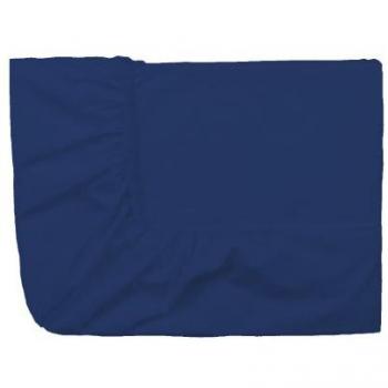 Drap Housse 200x200 cm Bleu Indigo Essix – Percale de Coton Made in France