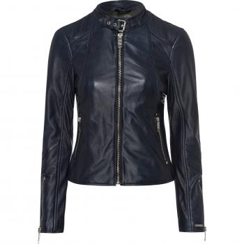 Fast‑Forward Maze Lederjacke