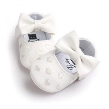 Baby Boy Girl Soft PU Leather Bowknot Ballet Shoes (0-18 Months)