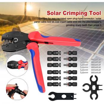 Panneau solaire kit 27 pièces – Outils sertissage & clés photovoltaïques