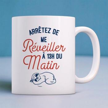 Mug Il mio orario non è alle 13 – Bianco