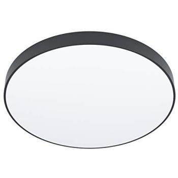 LED Flush Ceiling Bulb 24W – Black Shade, White Housing