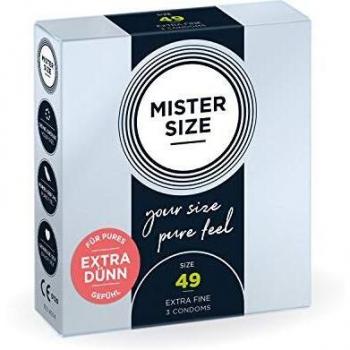 Préservatifs mister size extrafins (49 mm)