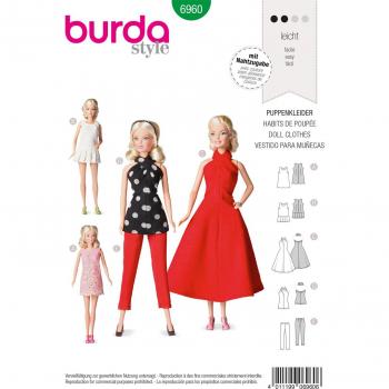 Burda 6960 Poupée Mode Créative